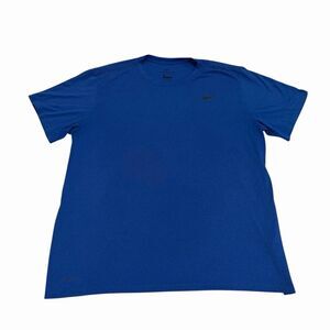 Mens Nike Dri-Fit T-Shirt Short Sleeve XL Workout Soft Stretch Dry Blue